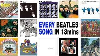 Every Beatles Song in 13 minutes [upl. by Nnaihs]