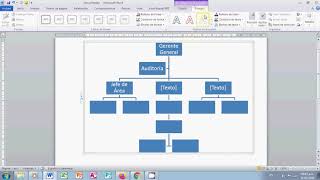 Organigramas en Microsoft Word [upl. by Oswin713]