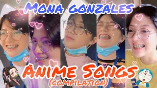 Mona Gonzales  Anime Songs Compilation Part 1 [upl. by Asseram956]