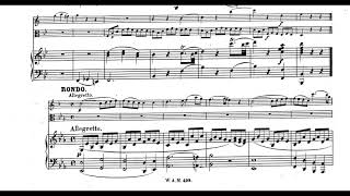 W A Mozart  quotKegelstattquot Trio in E flat KV 498 wscore [upl. by Janenna]