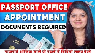 Passport Office Appointment Complete Process 2023 [upl. by Analaf]