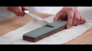 How to Sharpen a Knife with a Whetstone [upl. by Kcirdahc221]