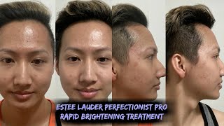 Estee Lauder Perfectionist Pro Rapid Brightening Treatment One month use REVIEW  HUEYYROUGE [upl. by Mcfadden]