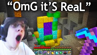 Reacting to The FUNNIEST FAKE Minecraft Speedruns [upl. by Junna]