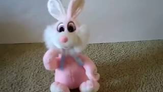 DanDee Singing Pink Easter Bunny  quotHappy Hopsterquot [upl. by Kalbli]