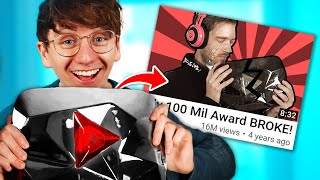 I Fixed PewDiePies 100M Subscriber Play Button [upl. by Ayotahc]