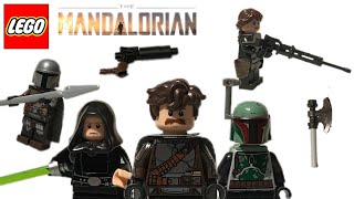 Lego THE MANDALORIAN Tutorial Weapons amp Characters Season 2 [upl. by Wolfson530]