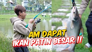 AM DAPAT IKAN PATIN BESAR   TEAM AMMAR NAZHAN MANCING [upl. by Einalem]