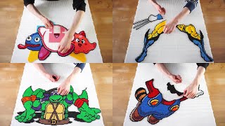 Impressive Perler Bead Compilation [upl. by Tamar]