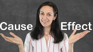 Linking Words of Cause amp Effect  English Grammar Lesson [upl. by Abe]