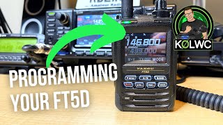 Yaesu FT5D How To Program a Memory Channel [upl. by Oliana76]