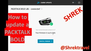 How to update your PackTalk Bold [upl. by Yelsgnik]