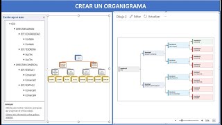 57 Crear Organigrama en Excel [upl. by Annabela]