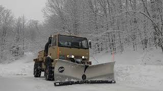 Ultimate Snow Plow Rig M1078 with Fisher 10 6quot XV2 [upl. by Betthezul]