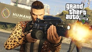 HUMANE LABS RAID GTA 5 Online Heists [upl. by Hteb]