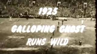 1925 Red Grange quotGalloping Ghostquot vs Penn [upl. by Hoffer]