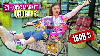 MARKETTEKÄ° EN Ä°LGÄ°NÃ‡ ÃœRÃœNLERÄ° TEST ETTÄ°M1100 TLYE DEV SÃœRPRÄ°Z YUMURTA [upl. by Latterll]