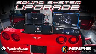 C6 Z06 Corvette Sound System Upgrade With Memphis Audio Speakers [upl. by Elatia]