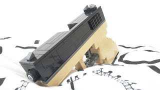 LEGO  GLOCK 18 WITH WORKING SLIDE Tutorial [upl. by Manas676]