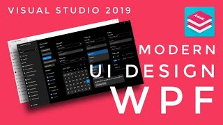 WPF Tutorial  XAML UI design in Visual studio blend 2019  ModernWPF UI Library  C WPF [upl. by Andersen]