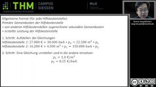 KLR Beispiel Innerbetriebliche Leistungsverrechnung Gleichungsverfahren [upl. by Oika]