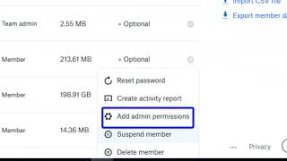 How to add and remove admin permissions in Dropbox [upl. by Sugden836]