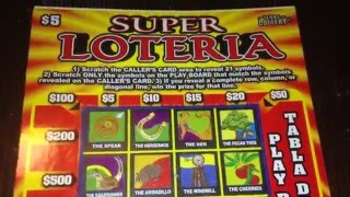 5 Super Loteria Texas Lottery Scratch Off Tickets [upl. by Nylrats328]