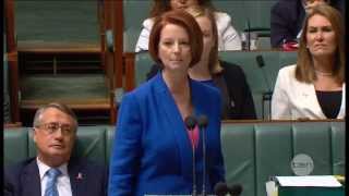 Julia Gillards misogyny speech [upl. by Lennie]