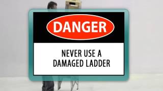 Ladder Safety Training Video Stepladder Safety [upl. by Sadella]