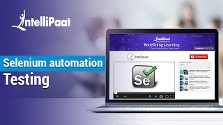 Automation Testing  Selenium Tutorial  Selenium IDE  Selenium Webdriver  Intellipaat [upl. by Nutsud]