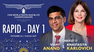 Rapid  Day 1  FIDE World Rapid amp Blitz Championships 2023 [upl. by Iblehs]