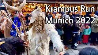 Krampus parade 😮 [upl. by Ahsircal]