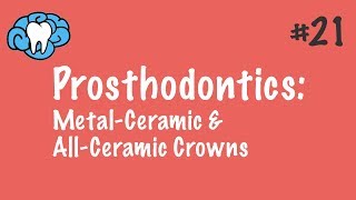 Prosthodontics  MetalCeramic amp AllCeramic Crowns  INBDE ADAT [upl. by Celisse239]