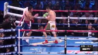 PACQUIAO VS RIOS in HD fight highlights and what made pacquiao very angry [upl. by Libbi]