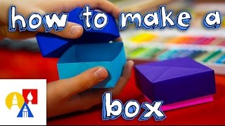 How To Fold An Origami Box With Lid [upl. by Chapnick888]