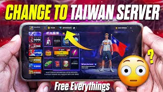 How To Change Free Fire Server To Taiwan Server [upl. by Aihtebat]