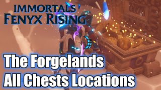 Immortals Fenyx Rising  All EPIC Chests Locations  The Forgelands [upl. by Julee]