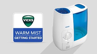 Vicks Warm Mist Humidifier VWM845  Getting Started [upl. by Kowal]