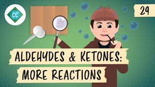 Aldehyde and Ketone Reactions  Hydrates Acetals amp Imines Crash Course Organic Chemistry 29 [upl. by Anaxor]