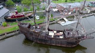 Spanish Tall Ship El Galeon at HRMM in Kingston [upl. by Annais]