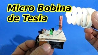 Micro Bobina de Tesla [upl. by Eanat]