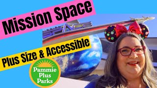 Mission Space  Fat Friendly Epcot  Plus Size Ride Review  Accessible  Sensory [upl. by Rugg535]