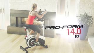 Ride the 140 EX Upright Cycle by ProForm [upl. by Nennek]