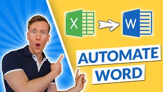 Automating Word Documents from Excel Using Python  ‘docxtpl’ Tutorial [upl. by Alberto]