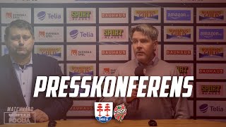 Presskonferens Timrå IK  Modo Hockey [upl. by Yramliw]