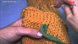 Adriafil tutorial ricamare a punto maglia [upl. by Tynan]