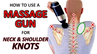 How to Use a Massage Gun to Loosen Tight Neck amp Shoulders [upl. by Eliezer]