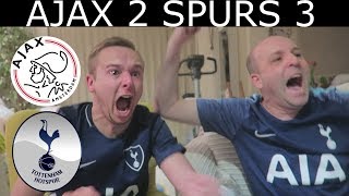 AJAX 2 TOTTENHAM 3 LIVE MATCH REACTION LUCAS MOURA HATRICK SENDS SPURS TO THE FINAL [upl. by Artemas]