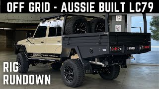 Off Grid A 2020 Sandy Taupe 79 Series Toyota LandCruiser full vehicle build by Shannons Engineering [upl. by Marshal106]