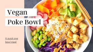 Vegan poke bowl  Tofu Poke Bowl [upl. by Ahsila669]